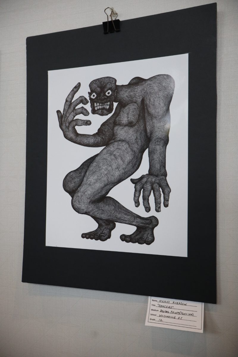 Kurashov had no inspiration to these pieces, claiming, "I thought about a guy, and I drew a guy." The title "Dancers," also has no depth, he explains "There is no meaning behind the title, just thought it’s funny."