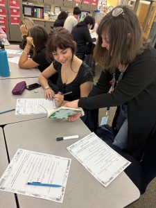 French teacher Madame Meohling helps her French 3 class with comprehension of the book they are reading.
Students and teachers alike have a variety of thoughts on what truly makes a good educator. It sounds simple, but this concept is not universal. Many different strategies for teaching are receptive to student learning.