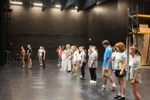 Students come together to learn tap, some having experience while others know next to nothing. Following the leadership of Eve Brindis, students were able to learn the basics and more of tap in two hours. 