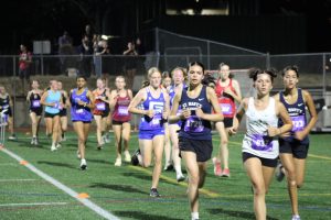 Runners from all over the state inch closer to the finish line at Wilsonville's annual Night Meet. The night meet has been around since 2008 and Wilsonville has proudly hosted every single year.