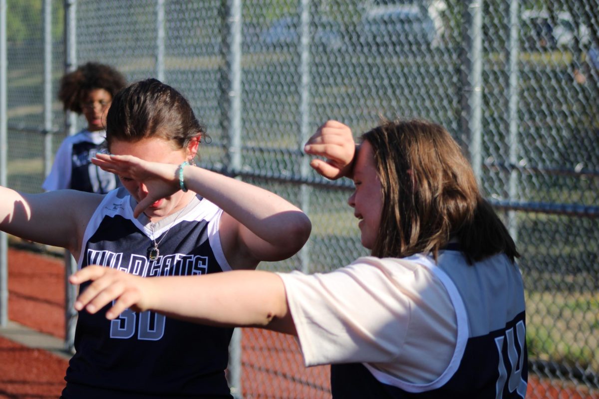 Sydney Sheldon and Brooklyn dabbing on the W right before winning the game 2-1. 
