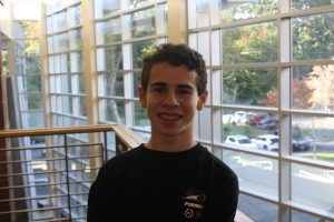 Benton during a Flex period. He works hard on his classwork in his Life Class.
