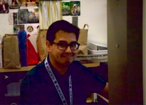 Raul Sixtos captured through the attendance window where he spends lots of his days at Wilsonville. The habitually tardy kids will definitely know him by name! 