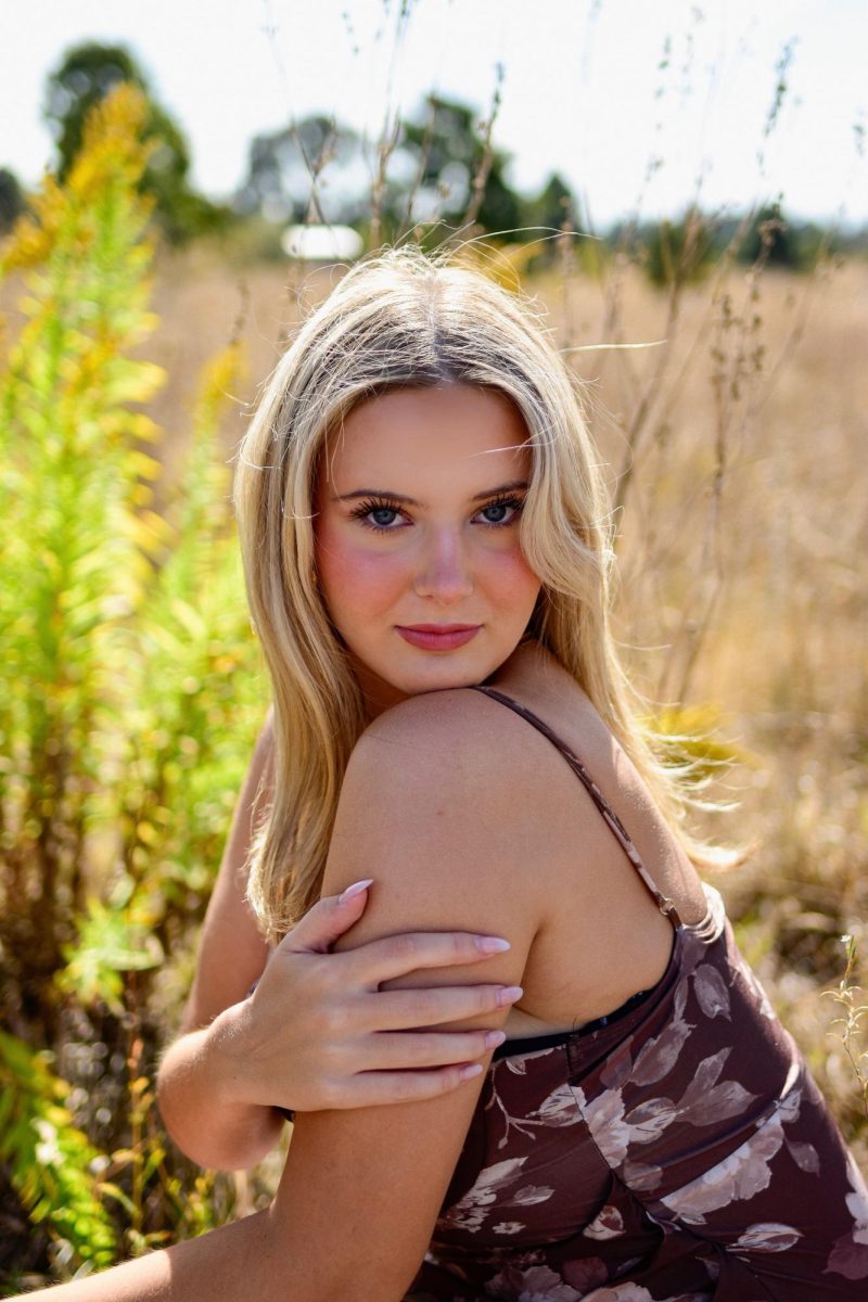 Logan Stelle’s senior photos at Graham Oaks. She has been an important part of Wilsonville Broadcast Network all four years.