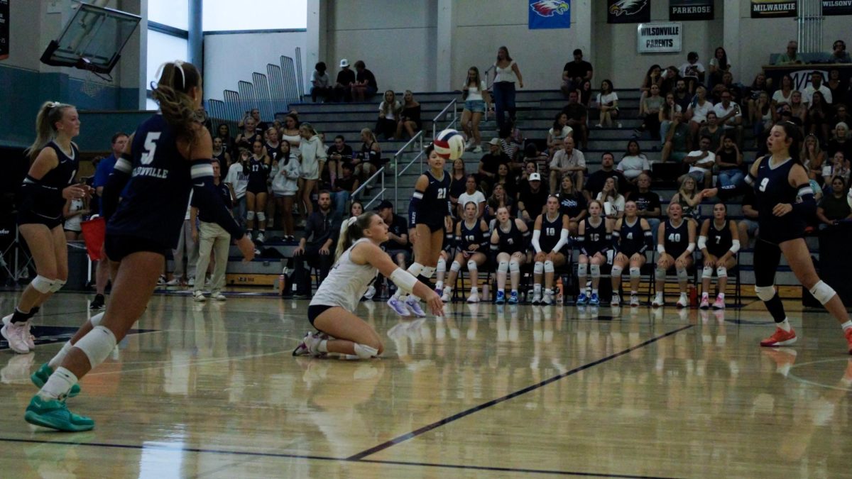 The Wilsonville Wildcats playing against Centennial 