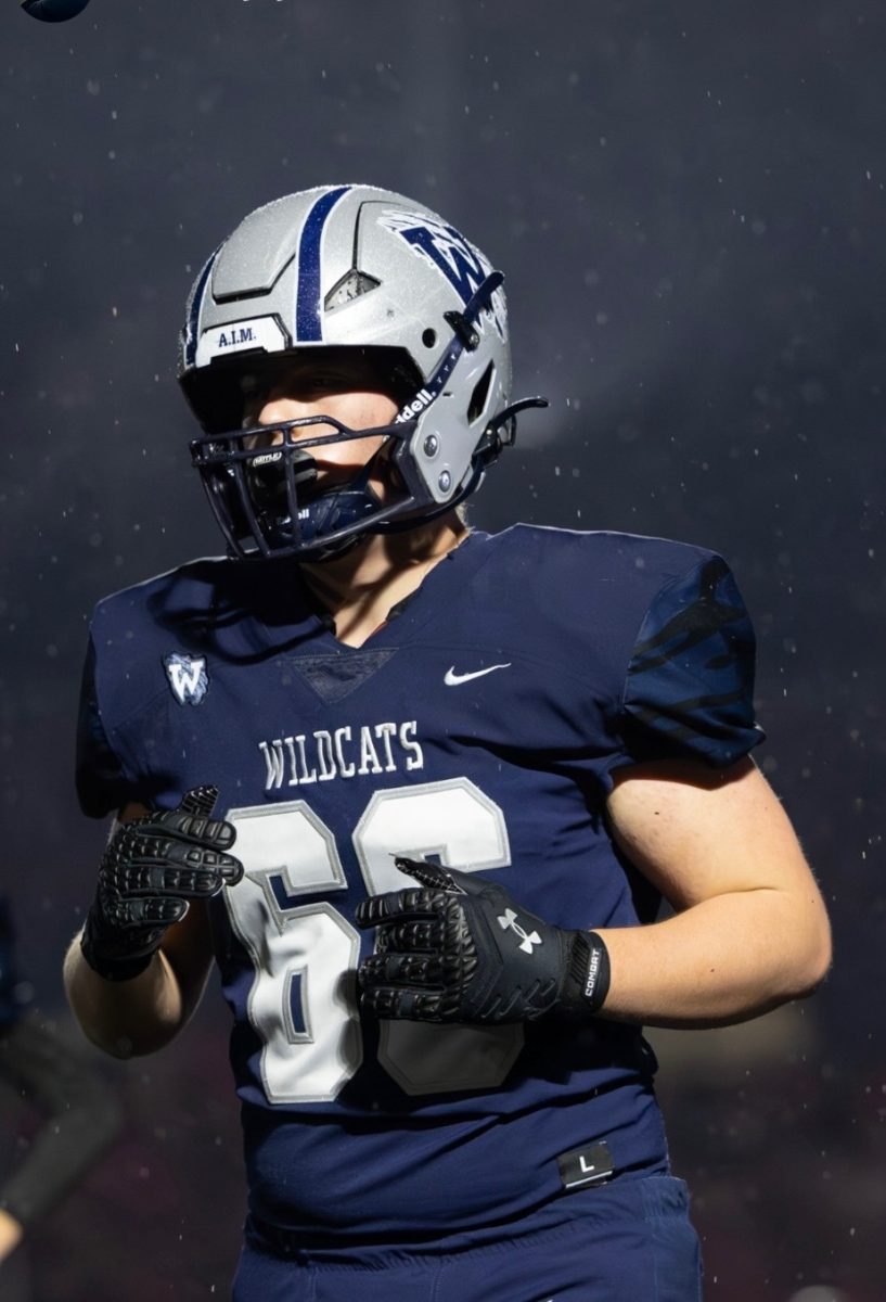 Anderson Phillips doing what he loves most on a Friday night. Phillips has poured in three years to our football  program and has a lot to prove for his last season.