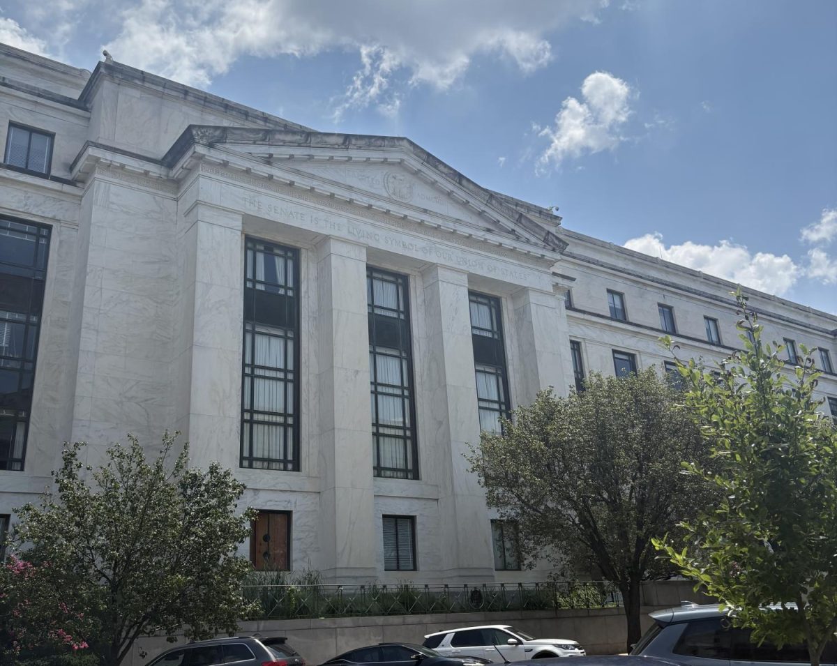 A Senate building in Washington DC, the US capital. The Senate is a pillar of civil debate.