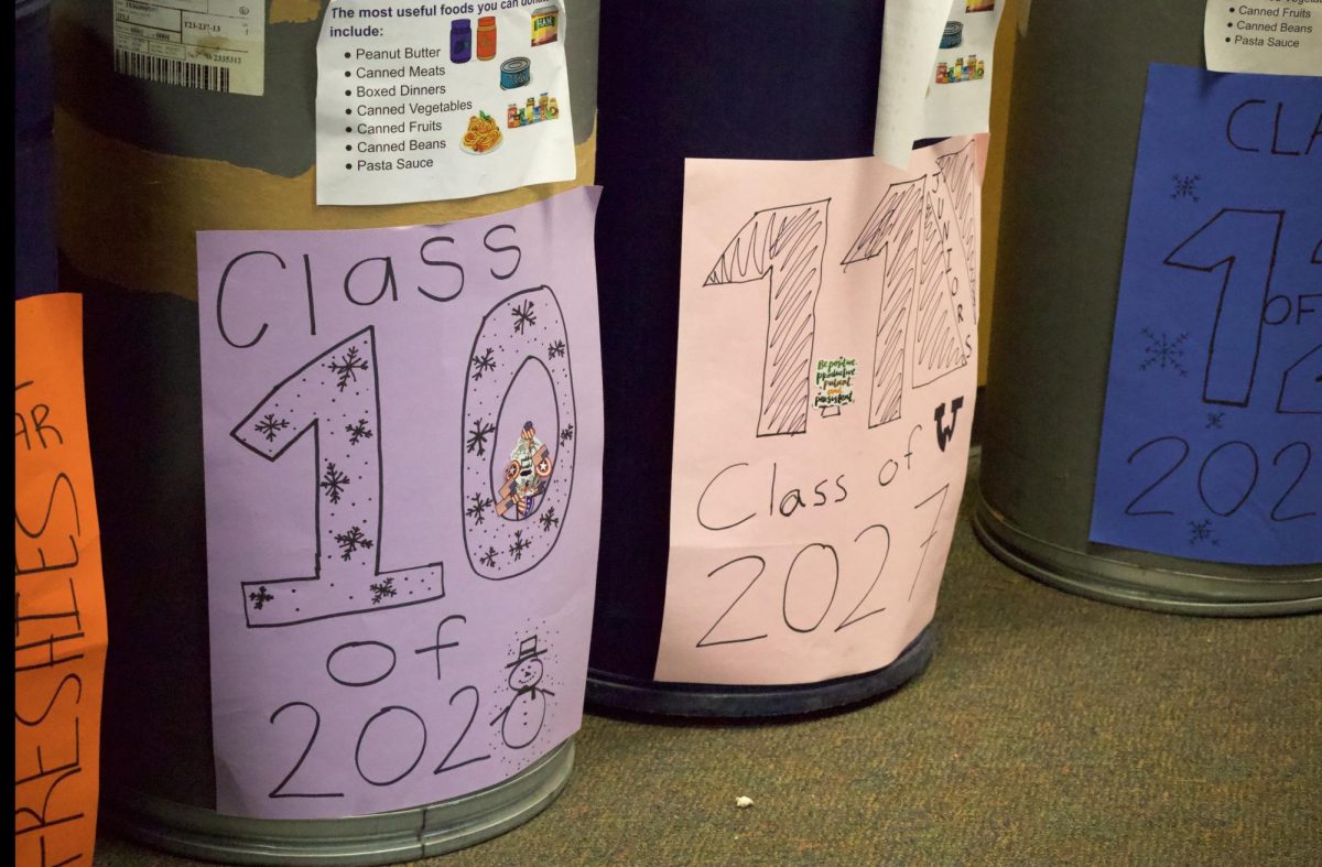 During December, leadership held a canned food drive for all students to participate in. The families who received the food were grateful for our school community and got to enjoy their holiday season with our donations!