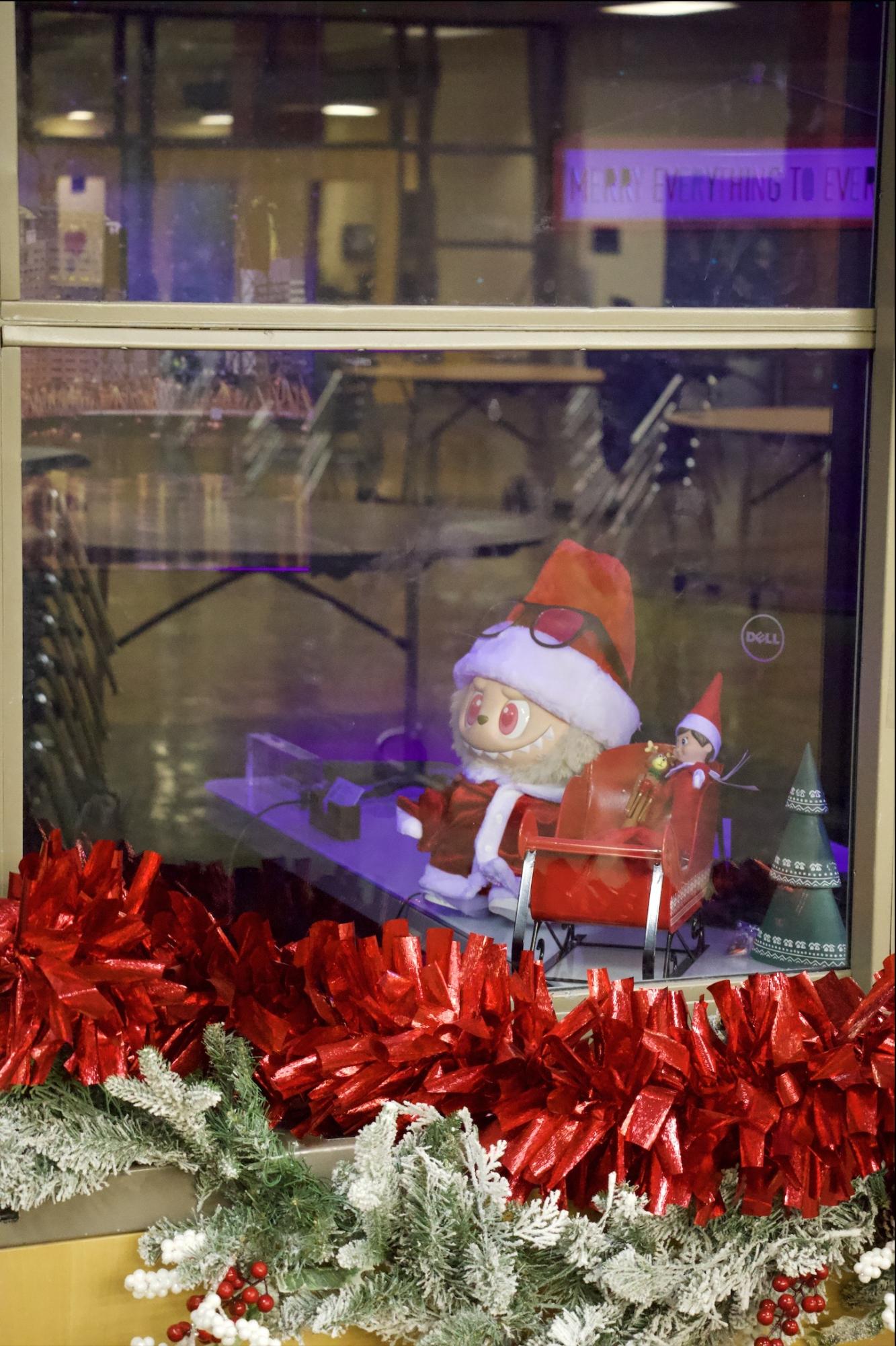 In Sheriff Keirsey’s office, there was an oversized labubu dressed in a Santa costume. Many students stopped in the hallways to admire it, and thank the sheriff for his holiday spirit!