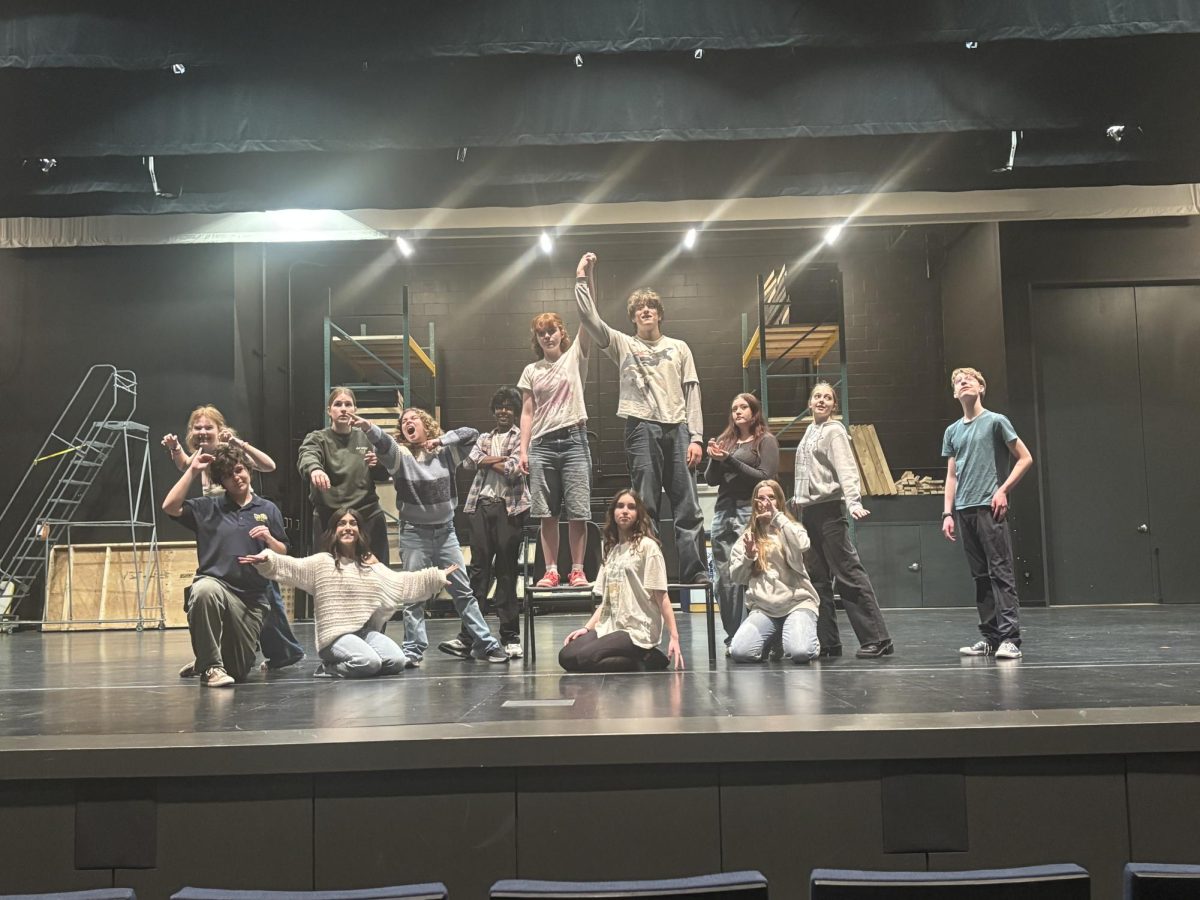 The cast of Down the Hole, this year’s group musical number. The group musical number is often the highlight of the Thespian Showcase, and Regionals event as a whole.