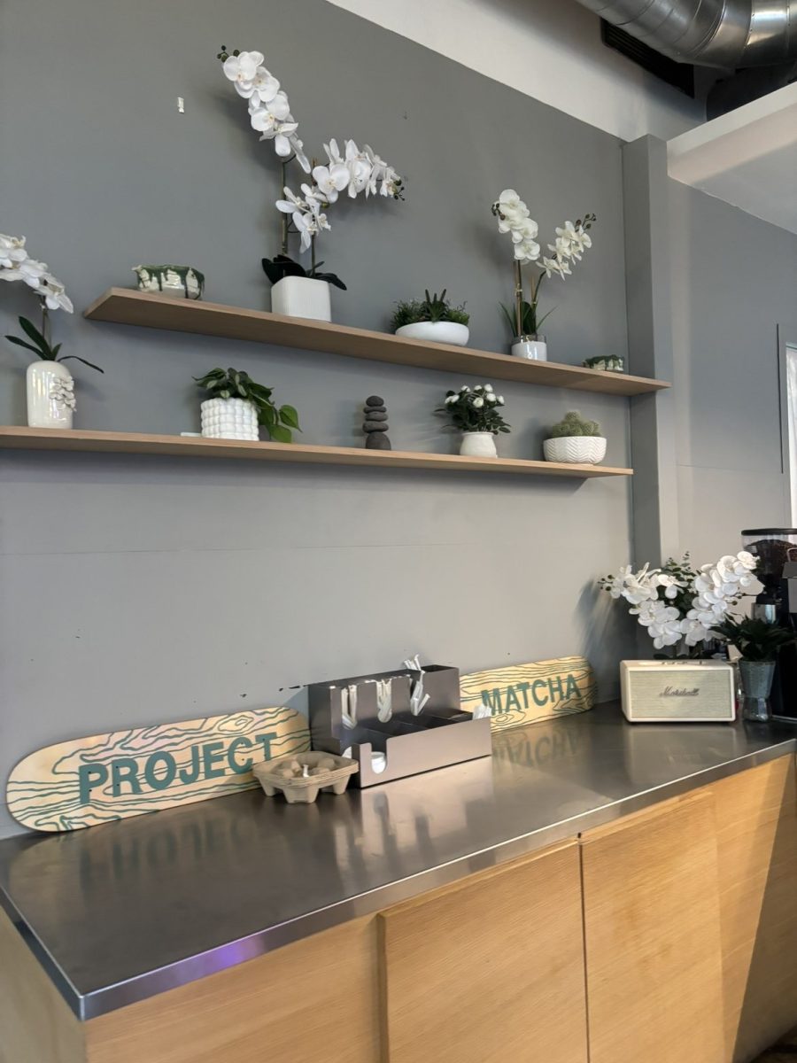 While Alyssa Tornai did spend a lot of her break busy working, she did manage to find time to slip away and grab a drink at Project Matcha. The cute shop in Portland is most viral for its high quality matcha drinks. 