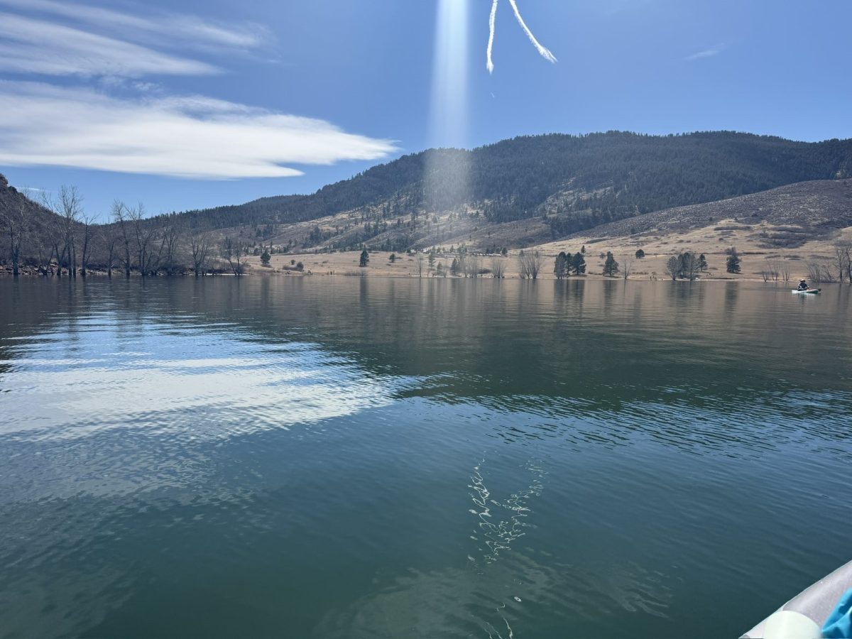 Aliya Christian took a trip to Colorado to look at a few university's. She also visited Horse Tooth reservoir, as shown in the photo. 