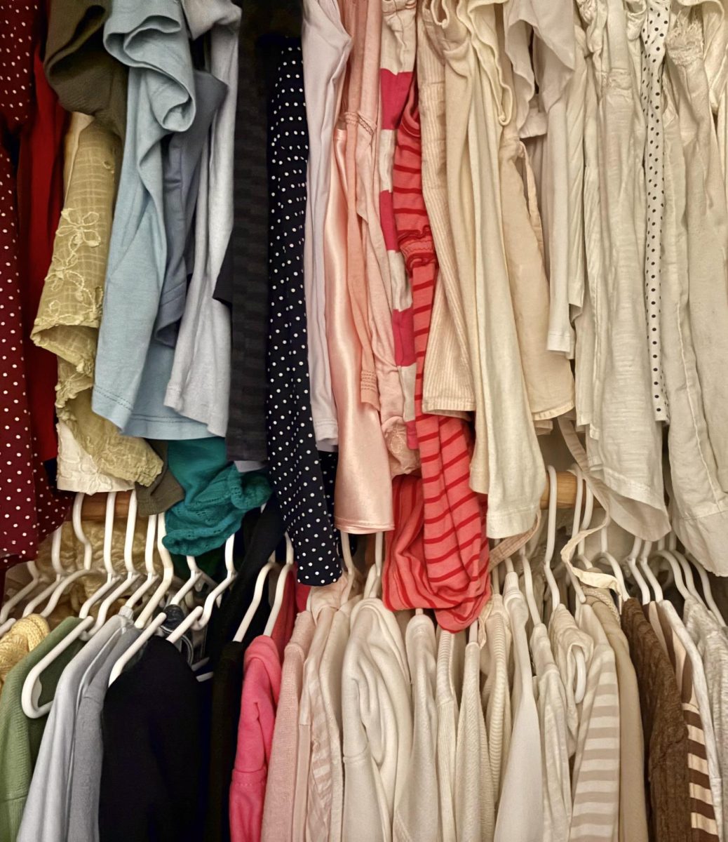 Showcases the common patterns and colors in a teen's wardrobe. With so many different clothing styles, it's always so exciting for teens to pick out their next outfit!