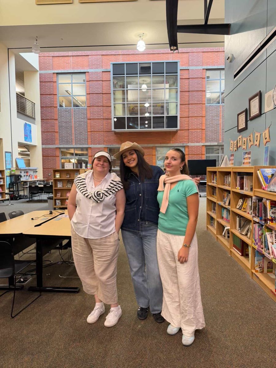 Students and Librarians both know how to show off their spirit, especially on country -vs- country club day. Their smiles light up everyones week. 
